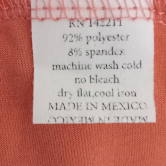 24seven faux wrap bodice draped knit dress 3X - Picture 9 of 9